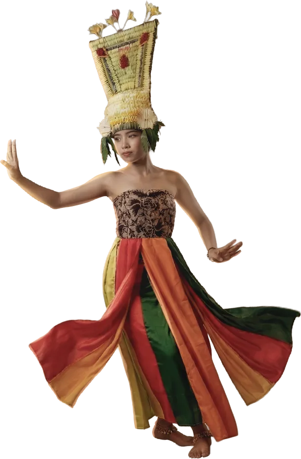 Decorative Rejang Dancer